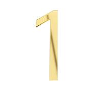 Numero Civico Esterno Adesivo Con Numero Civico 3D, Targa In Plastica Autoadesiva, Numerica, Cassetta Postale, Appartamento, Della Stanza Dell'hotel, Adesivi For La Casa Moderna(Gold 1)
