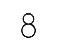 Numero Civico Esterno Cifre in lega di zinco 0-9 lettere ABC Nomi delle società Targa della porta Numero civico Insegna villa del piano dell'hotel stanza(Color 8)