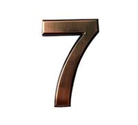 Numero Civico Esterno Galleggianti 10 cm Bronzo Digitale Porta Dell'hotel Numero di Targa for Camera D'albergo Supporto Adesivo Punto Trafilatura Galvanizzata(7)