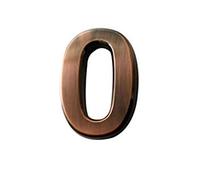 Numero Civico Esterno Galleggianti 10 cm Bronzo Digitale Porta Dell'hotel Numero di Targa for Camera D'albergo Supporto Adesivo Punto Trafilatura Galvanizzata(0)