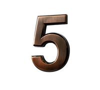 Numero Civico Esterno Galleggianti 10 cm Bronzo Digitale Porta Dell'hotel Numero di Targa for Camera D'albergo Supporto Adesivo Punto Trafilatura Galvanizzata(5)