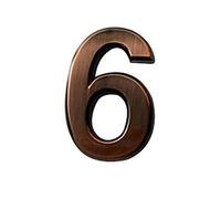 Numero Civico Esterno Galleggianti 10 cm Bronzo Digitale Porta Dell'hotel Numero di Targa for Camera D'albergo Supporto Adesivo Punto Trafilatura Galvanizzata(6)