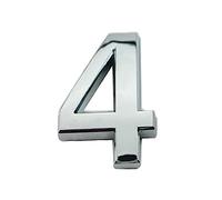 Numero Civico Esterno Galleggianti 3D Cifre 0-9 Numero civico Segno Autoadesivo Indirizzo Cifra Piastra adesiva Targa for porta for la decorazione domestica dell'hotel(4)