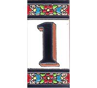 Numero civico esterno. Numeri civici esterni. Numero civico esterno moderno. Numero civico esterno ceramica. Nomi, indirizzi e segnaletica. Fatto a mano (Numero Uno "1")