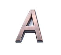 Numero Civico Esterno Targa for porta della camera d'albergo adesiva facile da installare, 10 cm, numeri civici rossi, bronzo e neri, adesivi in acrilico ABS, personalizzata(Pale yellow)