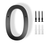 Numero Civico Exterior House Numbers Outdoor Letters Digital 20-30cm 0-9 Apartment Door Number Address Signs On The(Number-0,25cm (10 inches))