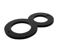 Numero Civico Flottante 8 Pollici Nero ABS per Porta e Recinzione | Stile Moderno ed Elegante, Facile Installazione, Identificazione Chiara, per Complessi Residenziali e Corridoi