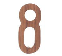 Numero Civico in Legno 3d per Cassetta Postale Esterna | Numero Visibile e Decorativo, Legno Lavorabile, Stile Contemporaneo Rustico, Facile da Installare