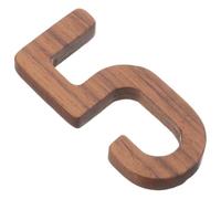Numero Civico in Legno Moderno, Solido 3d per Porta e Recinzione | Visibilità Migliorata, Look Rustico Contemporaneo, per Pareti e Targhe, Adatto a Proprietari e Locatori