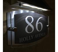 Numero civico Luce solare 1-9999 nome della strada Personalizzabile Moderno