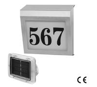 NUMERO CIVICO LUMINOSO ILLUMINATO PANNELLO SOLARE ESTERNO (28270)