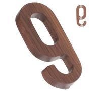 Numero Civico Moderno in Legno, Design 3d Solido per Esterno | Targa Indirizzo, Effetto Decorativo Chiaro e Visibile, Dipingibile o Mordenzabile, per Progetto Fai da Te