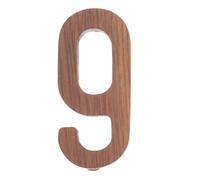 Numero Civico Moderno in Legno Massello 3d per Esterno | Design Tridimensionale Solido, Facile Installazione, Può essere Verniciato o Tinto, per Casa e Arredo Esterno