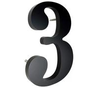 Numero Civico Numeri di indirizzo da 30 cm for la casa, numero cancello del garage della porta moderna galleggiante grandi dimensioni Numeri Civici(No.9)