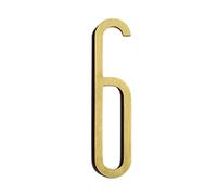 numero civico, Numero del piano dell'hotel in ottone(Number 6)