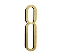 numero civico, Numero del piano dell'hotel in ottone(Number 8)