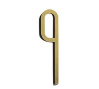 numero civico, Numero del piano dell'hotel in ottone(Number 9)