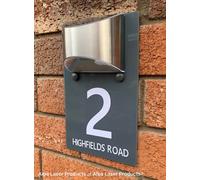 Numero Civico Pannelli Personalizzati Insegne LED Luce Solare Segni Porta Regalo