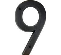 Numero Civico Segno 6 Pollici (15 Cm) Stile Vintage Finitura Bronzo Invecchiato