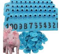 Numero del marchio auricolare del bestiame 001-100/101-200/201-300/301-400 Marchio auricolare del bestiame Materiale PE bestiame marchio auricolare bovini suini pecore capre animali da fattoria