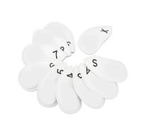 Numero di bandiera della Corea Set di coperture in ferro da golf Set di coperture protettive per mazze da golf per golfisti Materiale PU 10 pezzi 4 5 6 7 8 9 P S A X