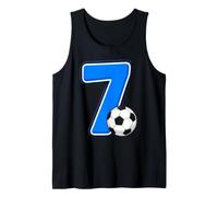 Numero di Calcio 7 Compleanno Ragazzo Ragazza Bambini Festa Sportiva 7° Canotta