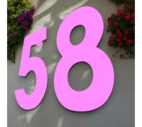 Numero Di Casa Galleggiante / Nome Sigans, Colori E Dimensioni Personalizzati