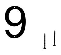 Numero di case galleggianti in metallo moderno per cassetta postale esterna cortile porta di casa parete garage cancello con chiodi set galleggiante per esterno