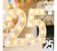 Numero di lampadine a LED con numeri illuminati 25