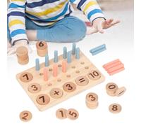 Numero di legno puzzle set matematica Apprendimento puzzle Board per bambini