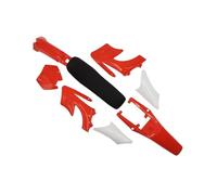 Numero di licenza anteriore for kit corpo carena in plastica a 7 colori con cuscino del sedile for mini moto da cross 47cc 49cc(Red)