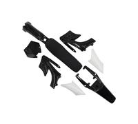 Numero di licenza anteriore for kit corpo carena in plastica a 7 colori con cuscino del sedile for mini moto da cross 47cc 49cc(Black)