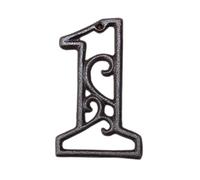 Numero di porta, Design con ritaglio 0-9, targhetta con indirizzo della stanza retrò, adatta for interni ed esterni(1)