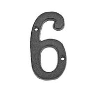 Numero di porta, Numero della porta anteriore in ghisa, numero dell'indirizzo, adatto for il cortile della casa, della fabbrica, ecc(6)