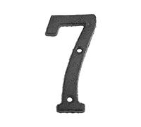 Numero di porta, Numero della porta d'ingresso in ghisa da 8 cm, numero dell'indirizzo, numero civico creativo for la decorazione del cortile della parete del caffè(7)