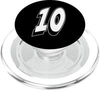 Numero dieci # 10 Uniforme Squadra Sportiva Compleanno 10 PopSockets PopGrip per MagSafe