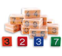 Numero identificativo a tassello a 1 cifra, in plastica Tasselli numerici identificativi, 47 x 45 mm 6 rosso