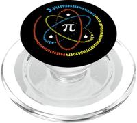 Numero irrazionale Pi simbolo infinito fisica atomica matematica PopSockets PopGrip per MagSafe