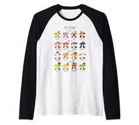 Numero irrazionale Pi Simbolo Infinito Matematica fruttata Maglia con Maniche Raglan