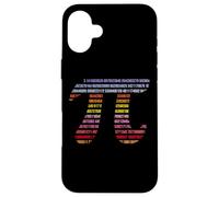 Numero irrazionale Pi simbolo infinito matematico matematico Custodia per iPhone 16 Plus