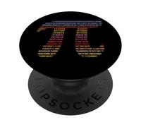 Numero irrazionale Pi simbolo infinito matematico matematico PopSockets PopGrip Adesivo