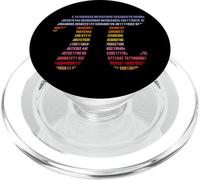 Numero irrazionale Pi simbolo infinito matematico matematico PopSockets PopGrip per MagSafe