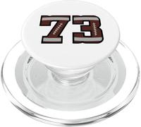 Numero n. 73 Numero del tifoso di calcio PopSockets PopGrip per MagSafe