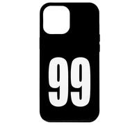 Numero Ninety Nine #99 Uniforme Squadra Sportiva Compleanno 99 Custodia per iPhone 12 Pro Max