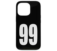 Numero Ninety Nine #99 Uniforme Squadra Sportiva Compleanno 99 Custodia per iPhone 13 Pro