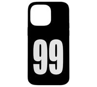 Numero Ninety Nine #99 Uniforme Squadra Sportiva Compleanno 99 Custodia per iPhone 14 Pro Max