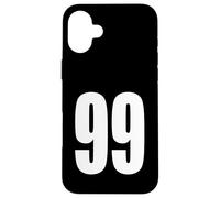 Numero Ninety Nine #99 Uniforme Squadra Sportiva Compleanno 99 Custodia per iPhone 16 Plus