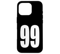 Numero Ninety Nine #99 Uniforme Squadra Sportiva Compleanno 99 Custodia per iPhone 16 Pro