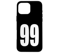 Numero Ninety Nine #99 Uniforme Squadra Sportiva Compleanno 99 Custodia per iPhone 16 Pro Max