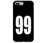 Numero Ninety Nine #99 Uniforme Squadra Sportiva Compleanno 99 Custodia per iPhone 7 Plus/8 Plus